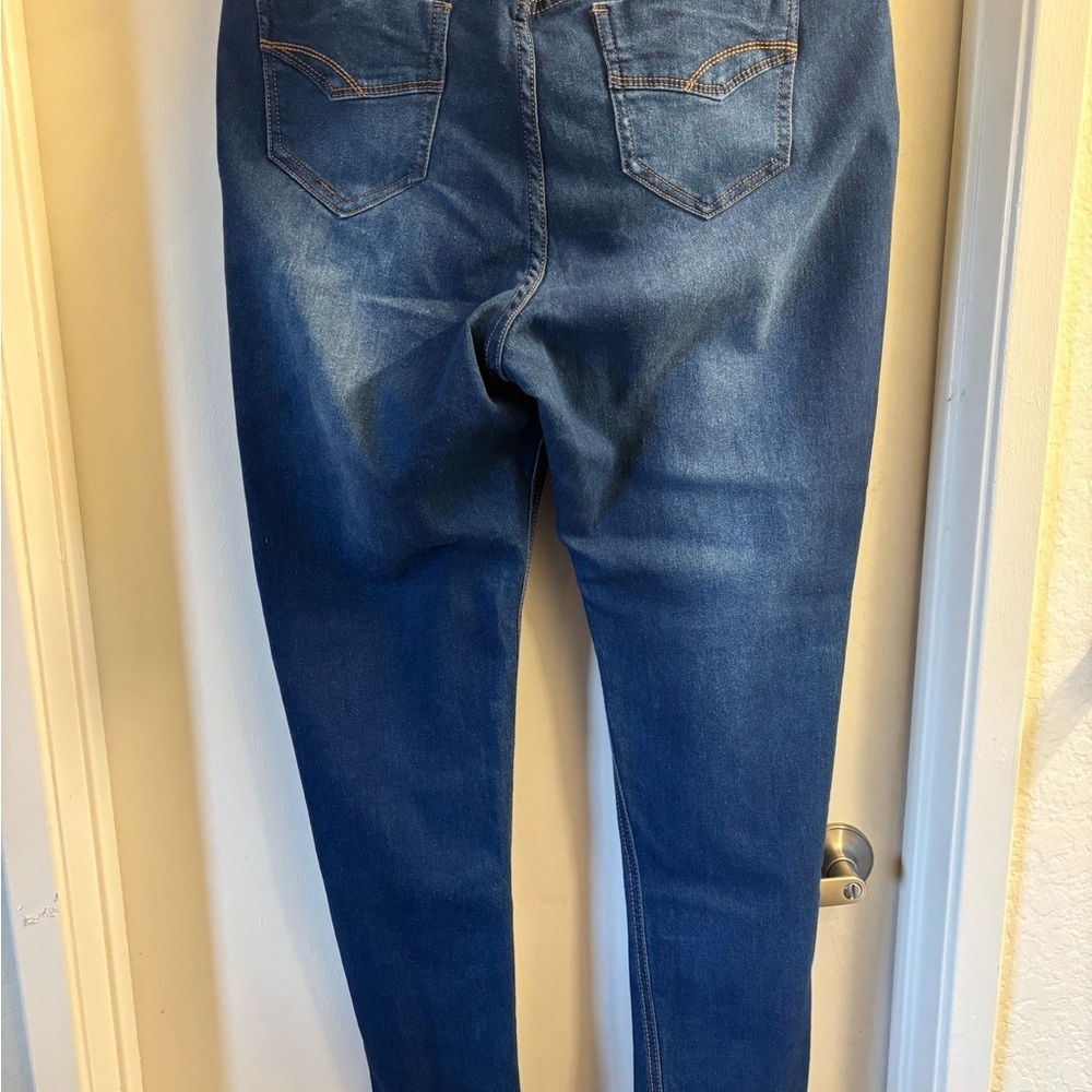 Elegant Blue Skinny Jeans for Women - Picture 6 of 6